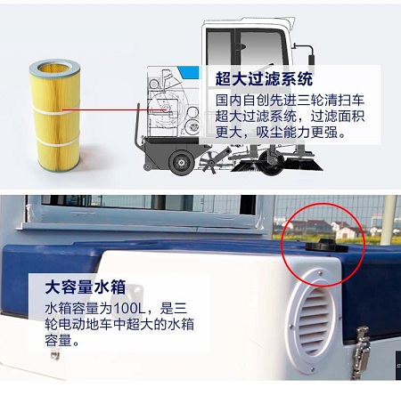 明诺中型封闭式扫地机水泥厂面粉厂木材家具厂陶瓷厂保洁扫地机