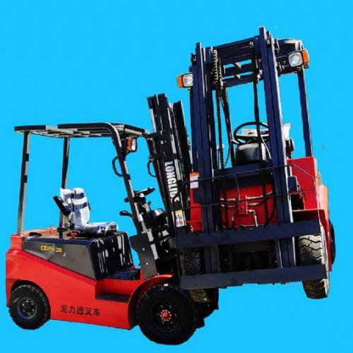 龙力德环保电动叉车CPD-20T两吨电动堆高机车间搬运车免维护静音型