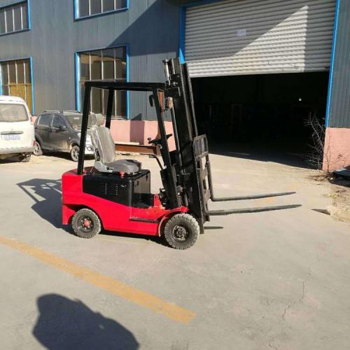 冷库专用电动叉车堆高机带侧移无噪音无排放