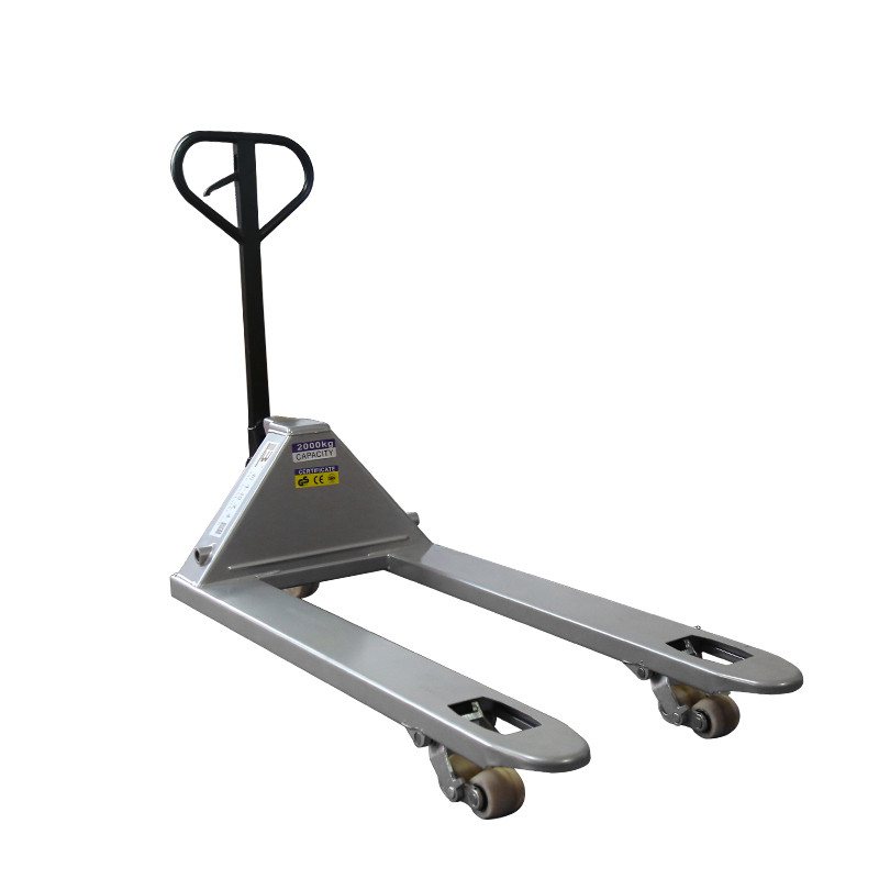 2吨窄道手动搬运车批发_湖北手动叉车源头厂家_新牛盾