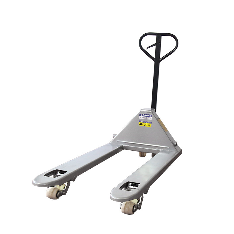 2吨窄道手动搬运车批发_湖北手动叉车源头厂家_新牛盾