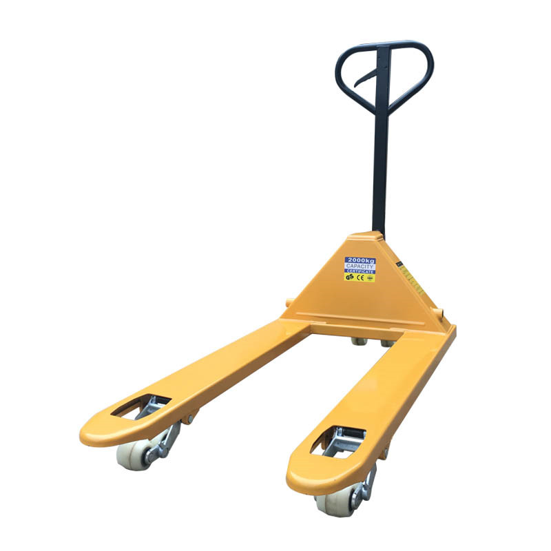 2.5吨窄道手动搬运车报价_上海手动叉车供应厂家_新牛盾