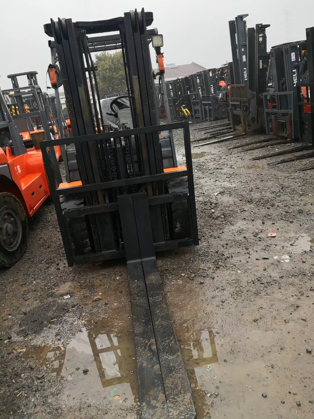 出售二手合力3.5吨4米门架叉车