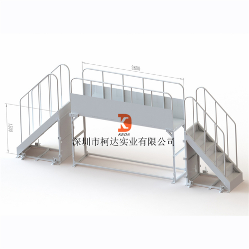 跨线桥Q235跨线桥过道平台梯越线步梯