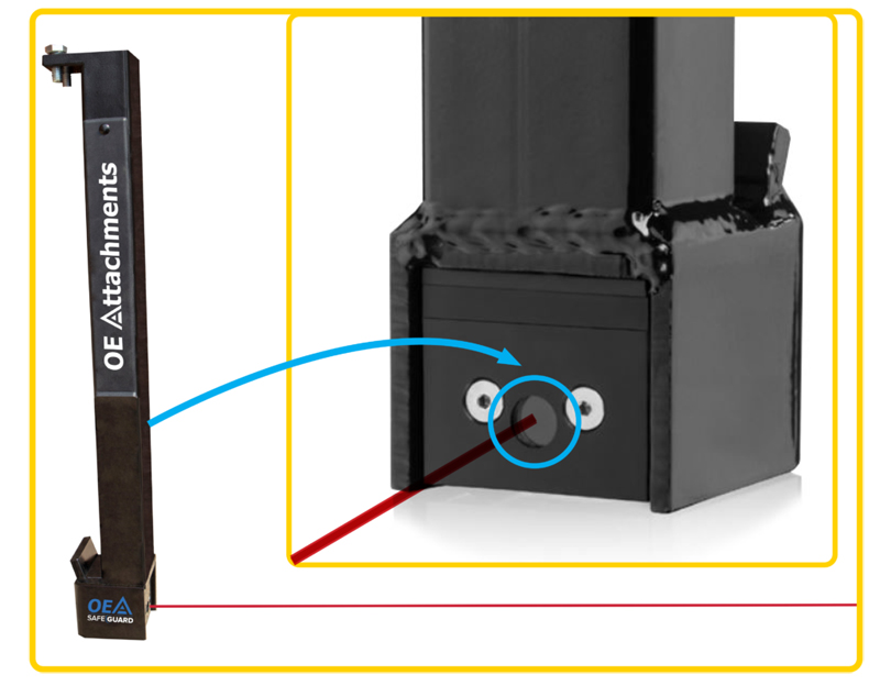 OE：叉车激光引导