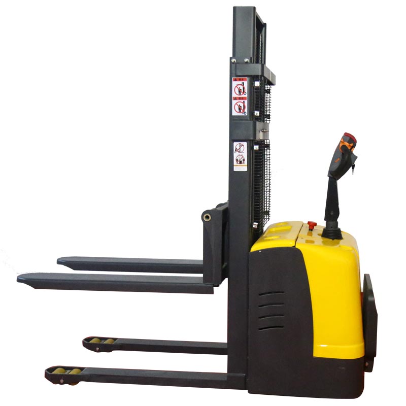 电动堆高车载重1.5吨升高2.5米站架式电动堆高车