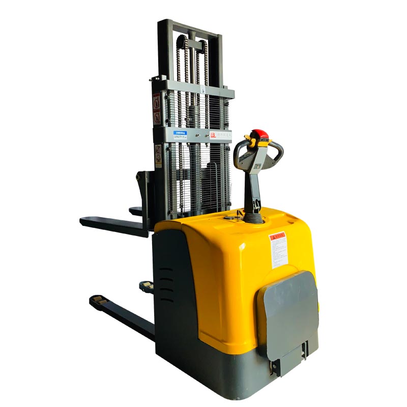 电动堆高车载重1.5吨升高2.5米站架式电动堆高车