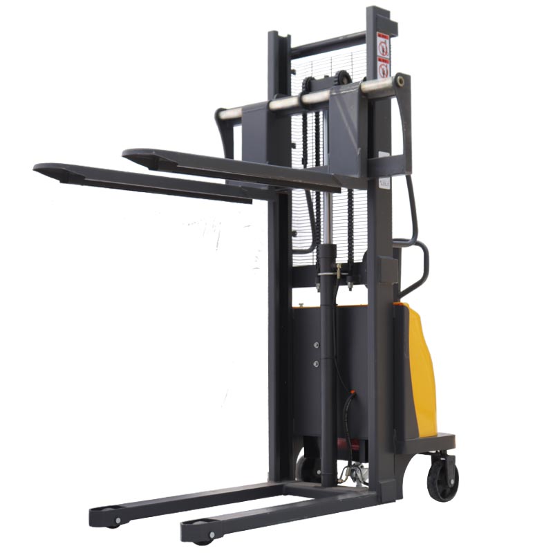 电动叉车充电式全自动铲车全电动堆高车1吨站架式托盘堆垛车