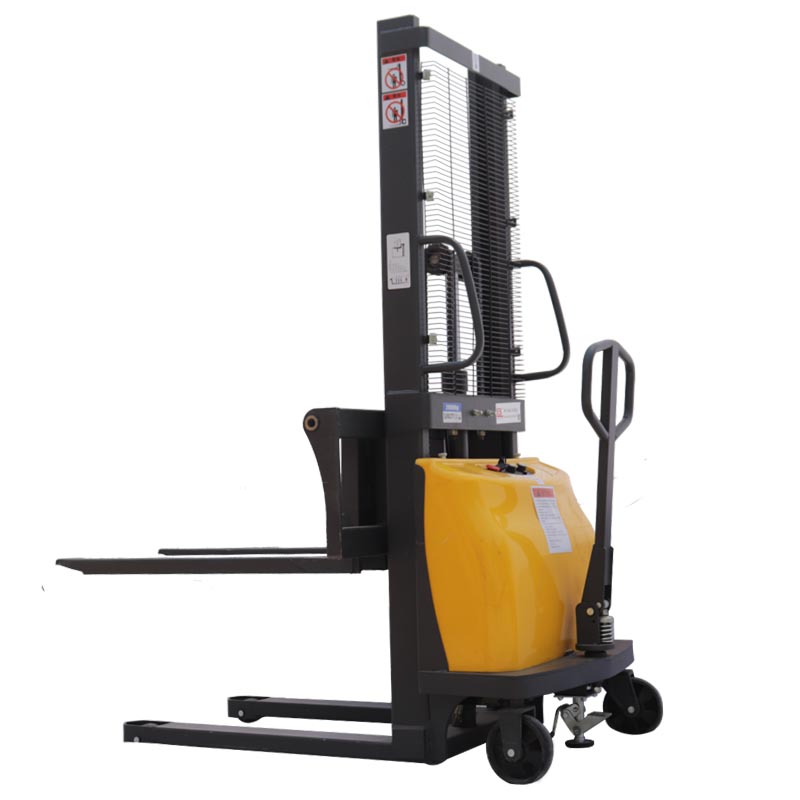 电动叉车充电式全自动铲车全电动堆高车1吨站架式托盘堆垛车