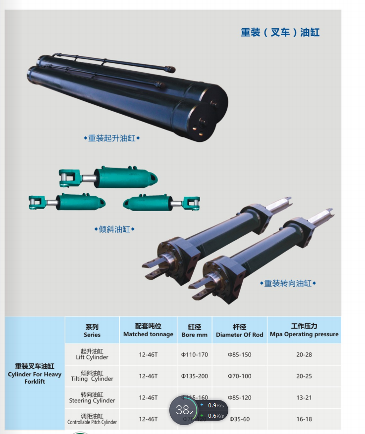 重装叉车油缸