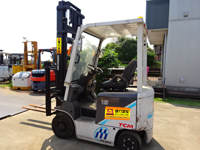 日本原装进口电动叉车租赁 TCM品牌 型号FB15-8 载重1.5吨 升高4米