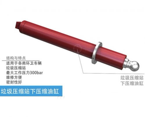 垃圾压缩站下压缩油缸