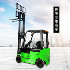 杰尔：中力2吨四轮全电动叉车3吨平衡重电动堆高车电瓶升高装卸车铲车