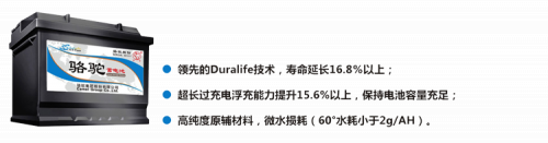 3S免维护起动用铅酸电池