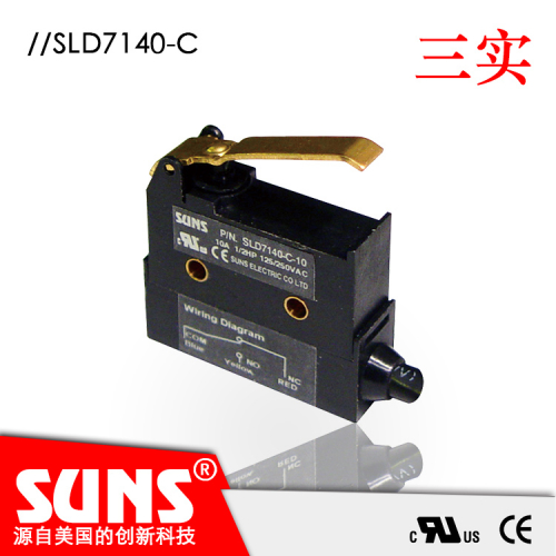SUNS美国三实灵敏开关SLD7140防水型微动开关