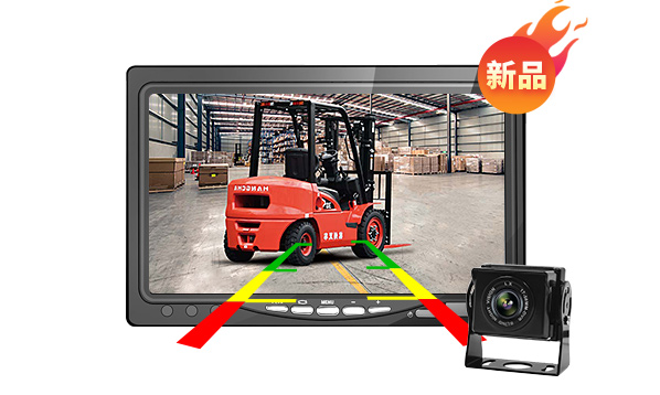 唯创安全:高清7寸后视镜行车记录仪1080P触摸屏前后双录倒车影像