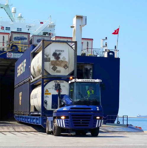 TERBERG RT系列4×4滚装牵引车