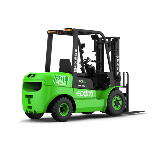 中力：ICE301S 3.0吨锂电平衡重叉车 油改电叉车