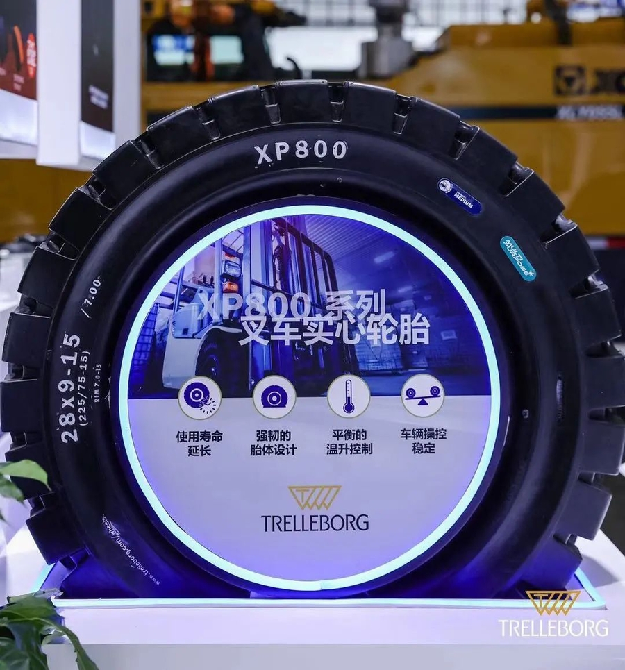 特瑞堡：XP800系列叉车实心轮胎_中国叉车网(www.chinaforklift.com)