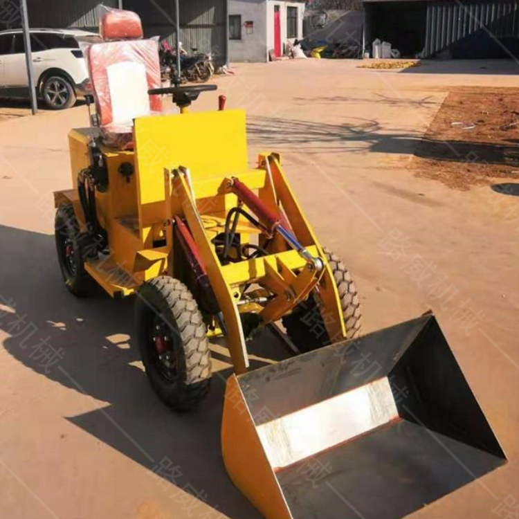 出售新型全电动装载铲车 小型工程转载机 养牛厂用铲粪铲车