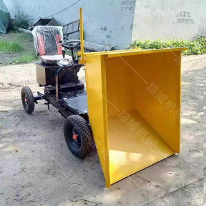 生产电动四轮翻斗车 四轮电动斗车价格及图片 电动四轮灰斗车