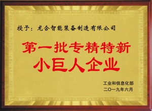 第一批专精特新小巨人企业