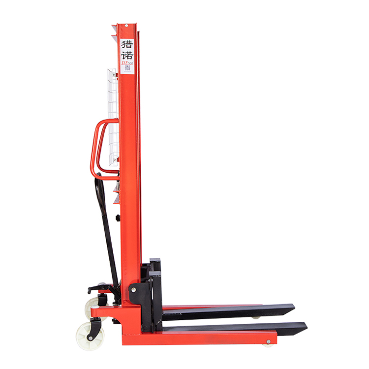 猎诺CTY手动液压堆高车升高车装卸铲车可非标定制