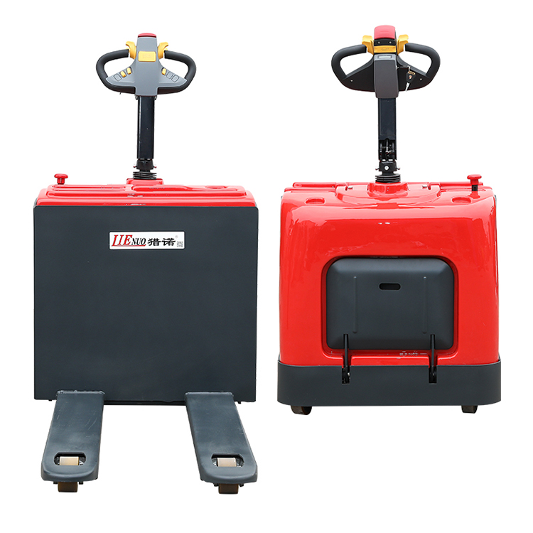 猎诺CBD站驾式全电动托盘搬运叉车电牛