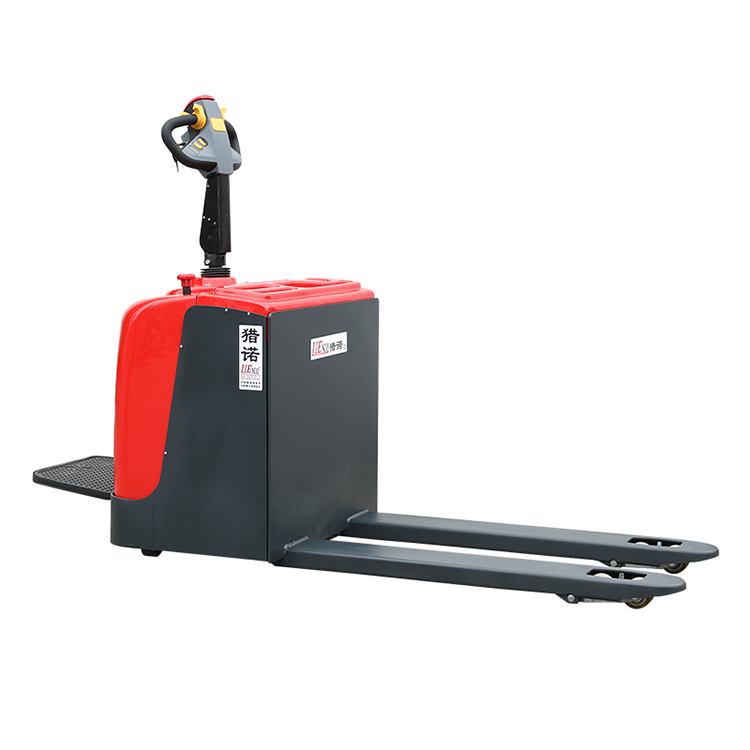 猎诺CBD站驾式全电动托盘搬运叉车电牛