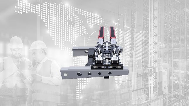 带倾斜装置的组合伸缩叉