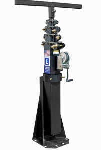 larsonelectronics 20' 5 级固定安装铝制轻型桅杆