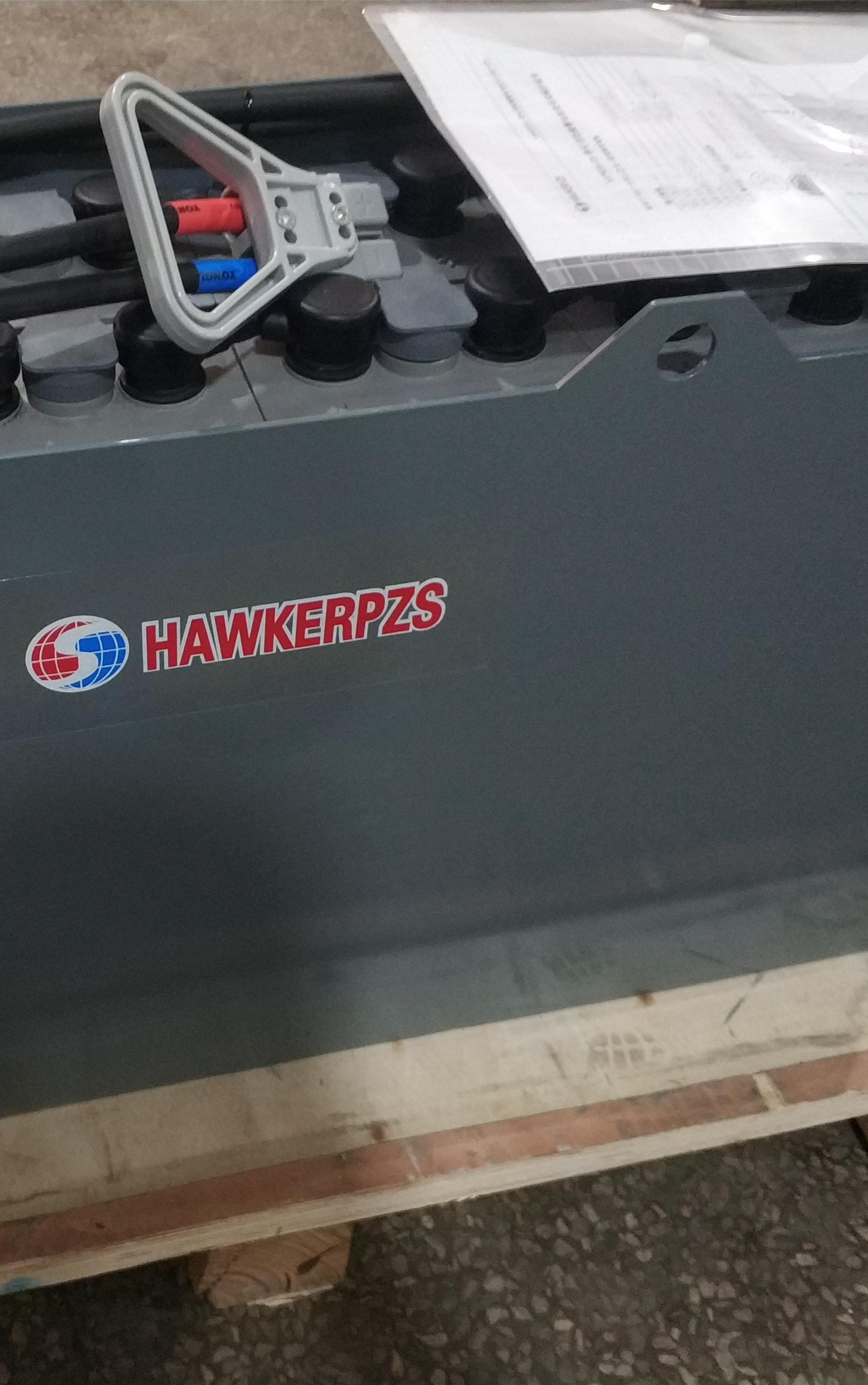 HAWKERPZS叉车蓄电池4pzs420 24V-420AH 电动叉车电池组自带加液系统原装包邮送货上门