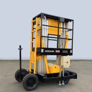 大轮桅柱式高空作业平台