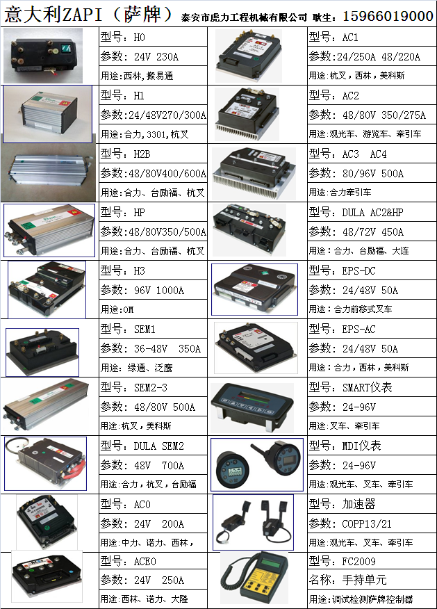萨牌电控
