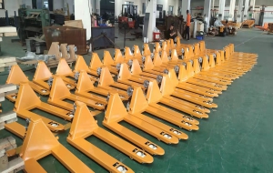 金茂厂家地牛手动液压叉车手推车2吨拖车3吨高品质升降托盘搬运车