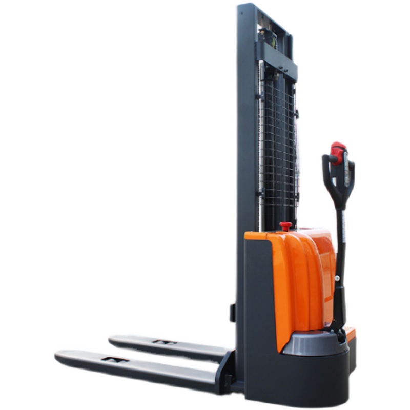 金茂全电动叉车堆高车自动升降铲车升高堆垛车2吨托盘液压装卸车