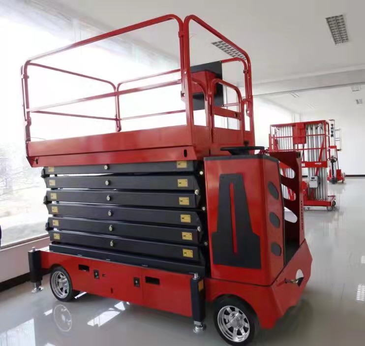 金茂移动剪叉式升降机高空作业平台全自动举升机全电动液压升降车