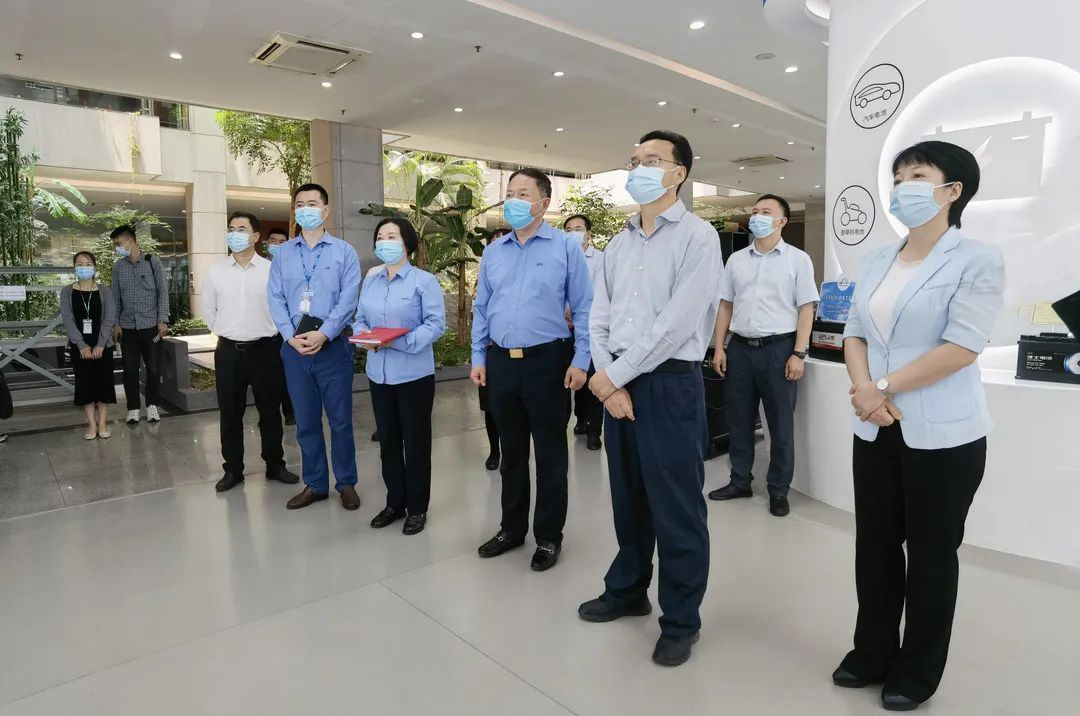 中共肇庆市委书记张爱军莅临理士国际调研