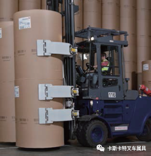 卡斯卡特叉车属具在纸业的应用