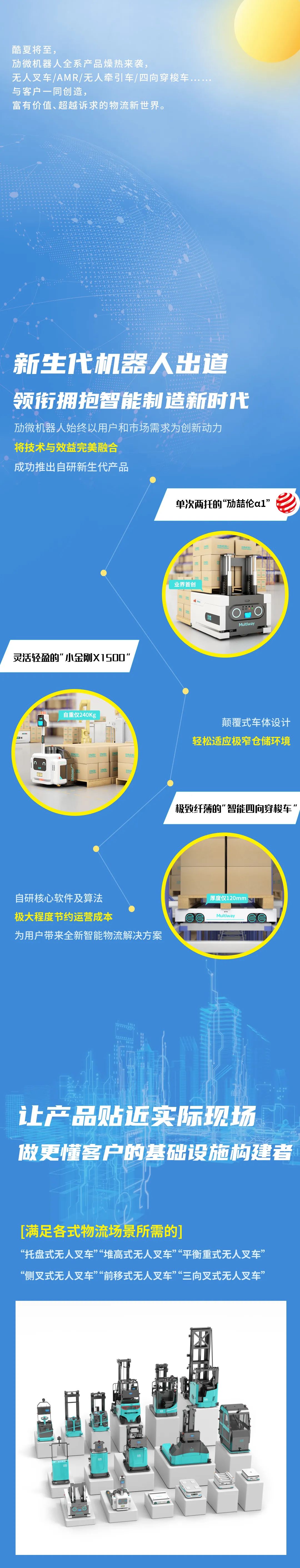 “酷夏”将至，劢微机器人焕新产品矩阵燥热来袭！