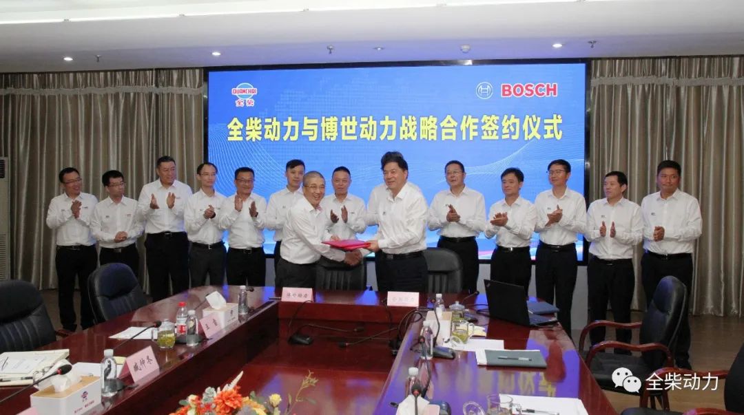 全柴第100万台博世共轨发动机下线！