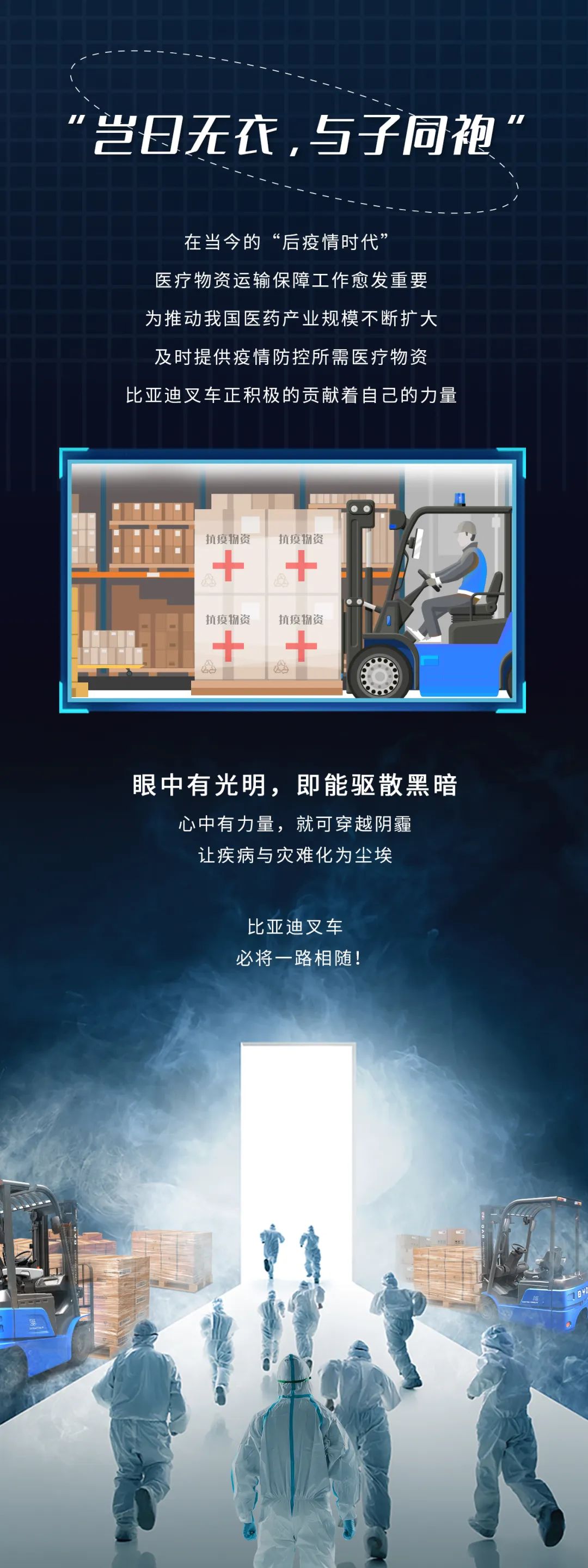 “医”路相随，比亚迪叉车助力医药行业“攻坚克难”！