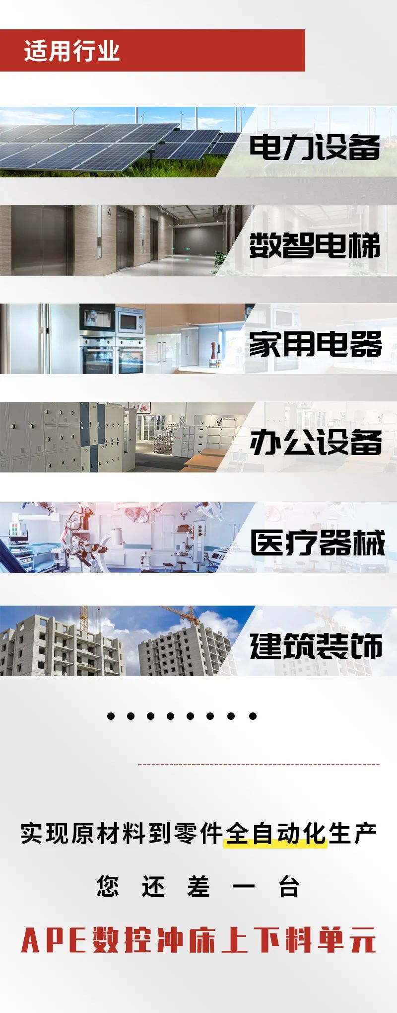 全自动化生产时代，从金方圆APE数控冲床上下料单元开始！
