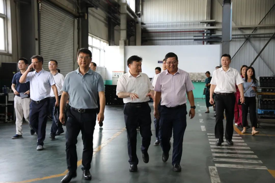绍兴市市纪委陈灿书记一行来我司开展走访调研