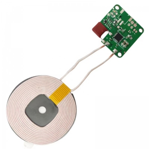 小巧便捷无线充电模块安装正负极接线电子电路PCBA板