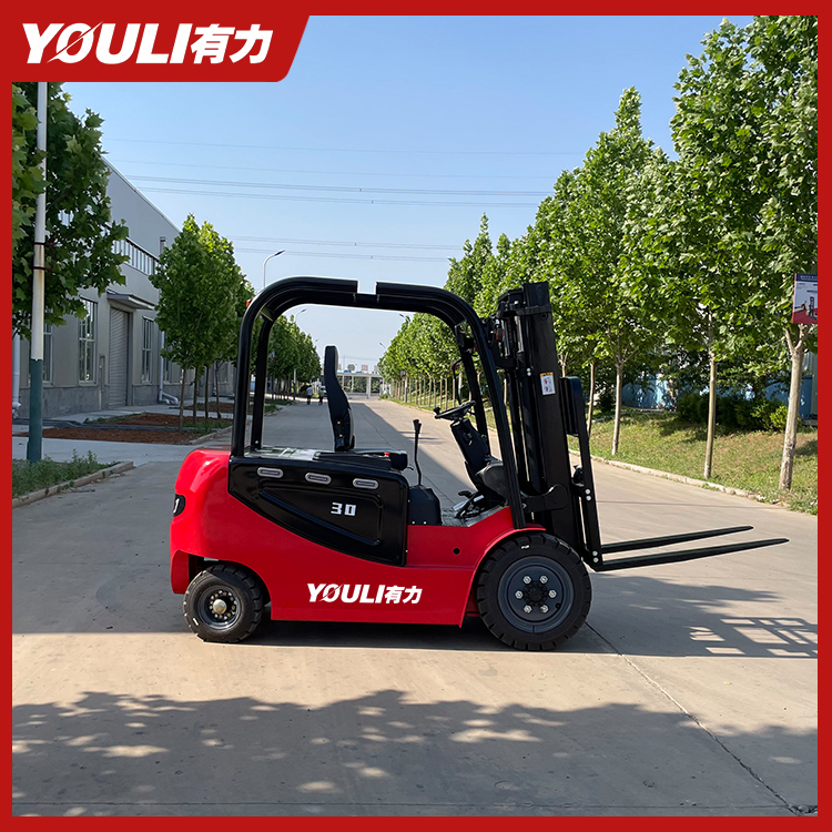 有力电动叉车1-3吨四轮座驾式电瓶叉车液压堆高车电动搬运车