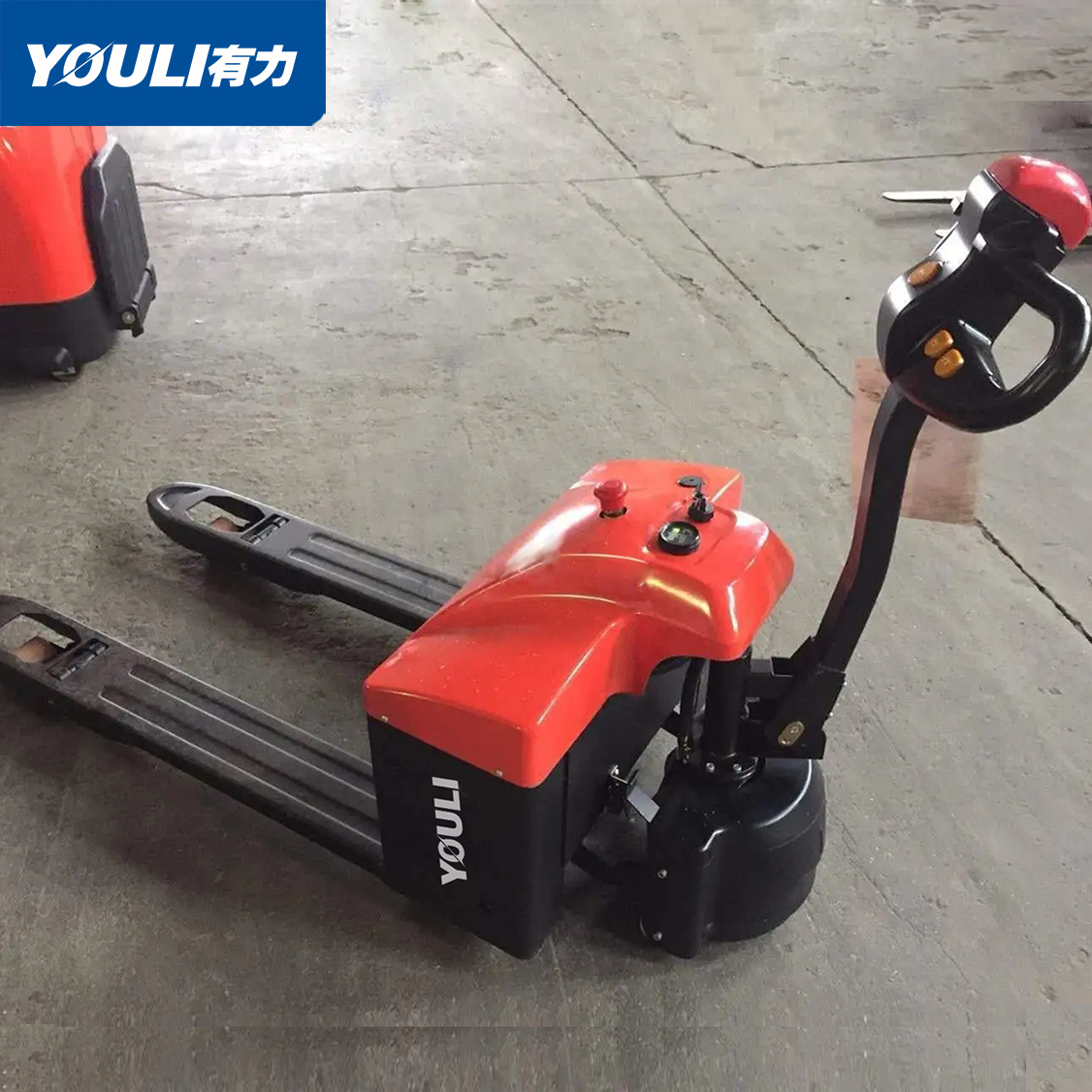 步行式电动托盘搬运车手拉液压叉车蓄电池托盘金刚小地牛铲车有力