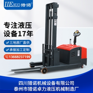 猎诺CAD前移式电动堆高车无腿配重式叉车