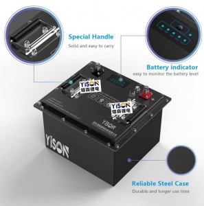 72V 850Ah LiFePO4电动叉车电池组,磷酸铁锂电池,免维护内置智能BMS保护板,磷酸铁锂电池叉车电池