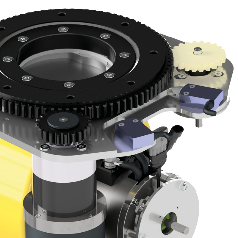 国产TEC舵轮AGV万向轮舵机